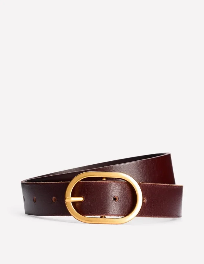 Classic Leather Belt Bitter Choc Classic Leather Belt Bitter Choc