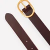 Classic Leather Belt Bitter Choc Classic Leather Belt Bitter Choc