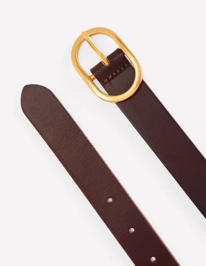 Classic Leather Belt Bitter Choc Classic Leather Belt Bitter Choc