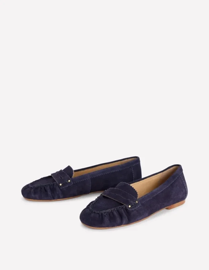 Classic Penny Loafers Dark Navy Classic Penny Loafers Dark Navy