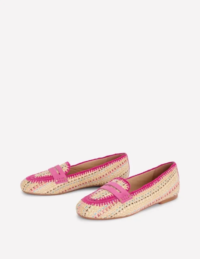 Classic Penny Loafers Multi Raffia Classic Penny Loafers Multi Raffia