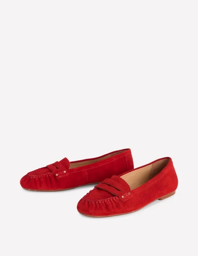Classic Penny Loafers Red Classic Penny Loafers Red