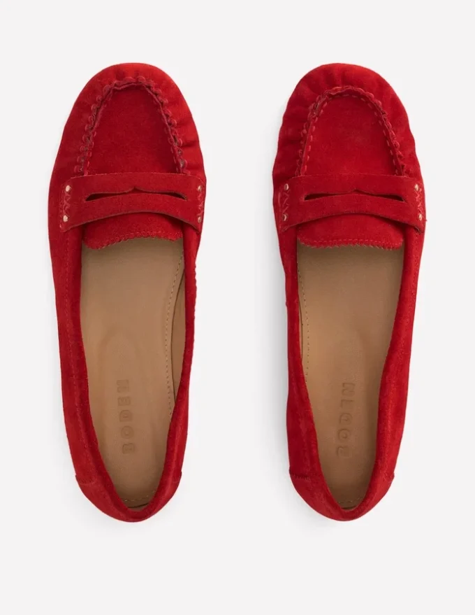 Classic Penny Loafers Red Classic Penny Loafers Red