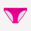 Classic Ruched Bikini Bottoms Bright Fuchsia