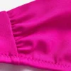 Classic Ruched Bikini Bottoms Bright Fuchsia