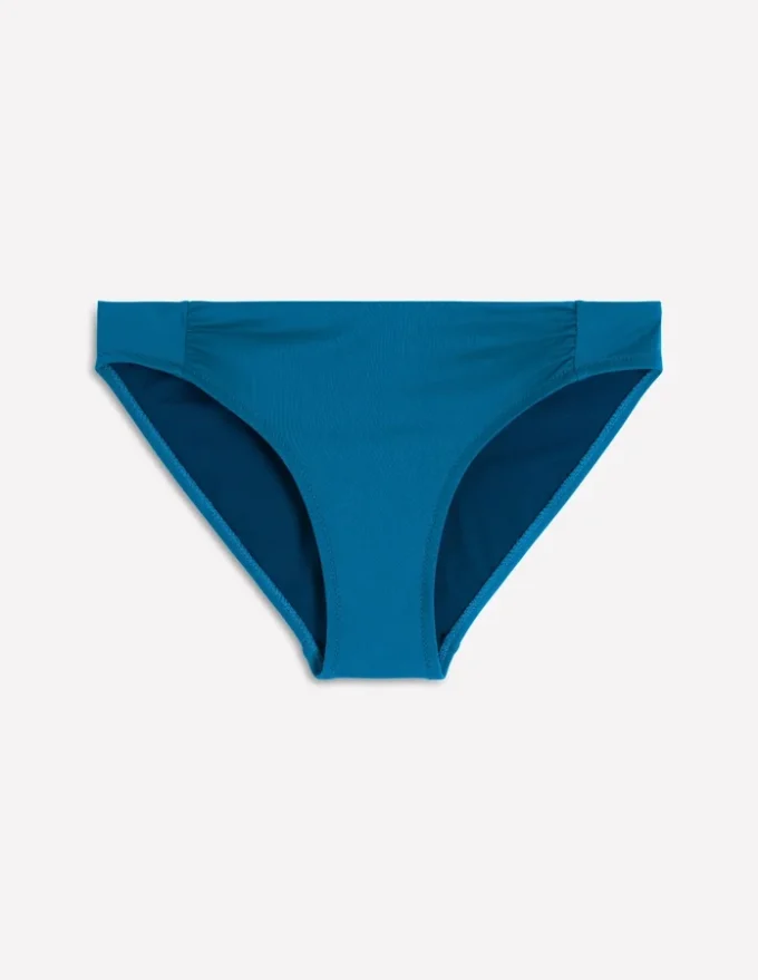 Classic Ruched Bikini Bottoms Ocean View