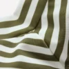 Clean Sweetheart Bikini Top Olive, Ivory Stripe
