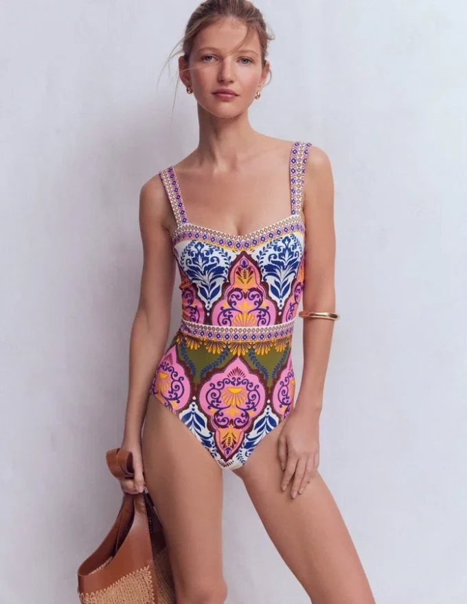 Clean Sweetheart Swimsuit Multi, Ornamental Garden Clean Sweetheart Swimsuit Multi, Ornamental Garden