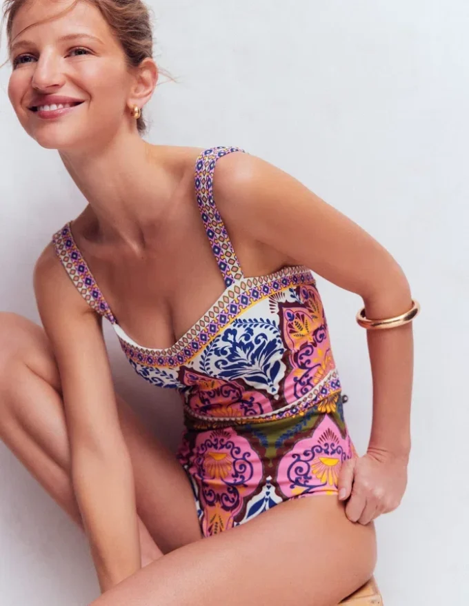 Clean Sweetheart Swimsuit Multi, Ornamental Garden Clean Sweetheart Swimsuit Multi, Ornamental Garden