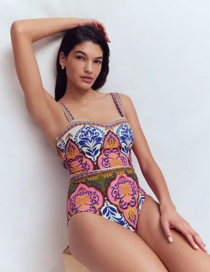 Clean Sweetheart Swimsuit Multi, Ornamental Garden Clean Sweetheart Swimsuit Multi, Ornamental Garden