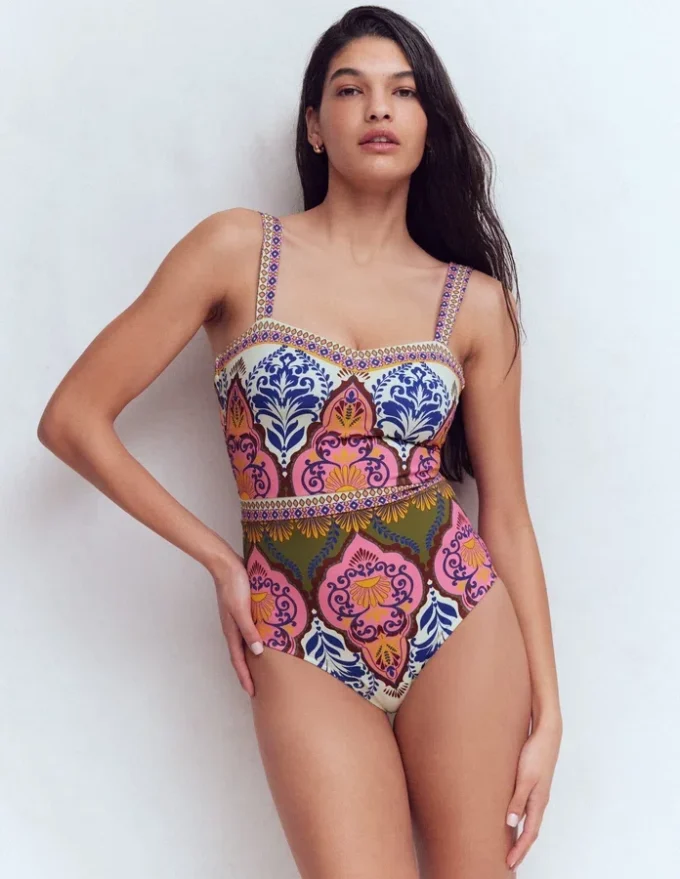 Clean Sweetheart Swimsuit Multi, Ornamental Garden Clean Sweetheart Swimsuit Multi, Ornamental Garden
