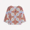 Cleo Linen Top Floral Tile Placement