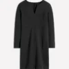 Colette Ottoman Shift Dress Black Colette Ottoman Shift Dress Black
