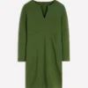 Colette Ottoman Shift Dress Green Fir Colette Ottoman Shift Dress Green Fir