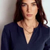 Colette Ottoman Shift Dress Navy Colette Ottoman Shift Dress Navy