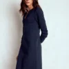 Colette Ottoman Shift Dress Navy Colette Ottoman Shift Dress Navy