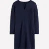 Colette Ottoman Shift Dress Navy Colette Ottoman Shift Dress Navy