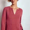 Colette Ottoman Shift Dress Ruby Red