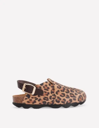 Colourblock Clogs Leopard