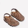 Colourblock Clogs Leopard Colourblock Clogs Leopard