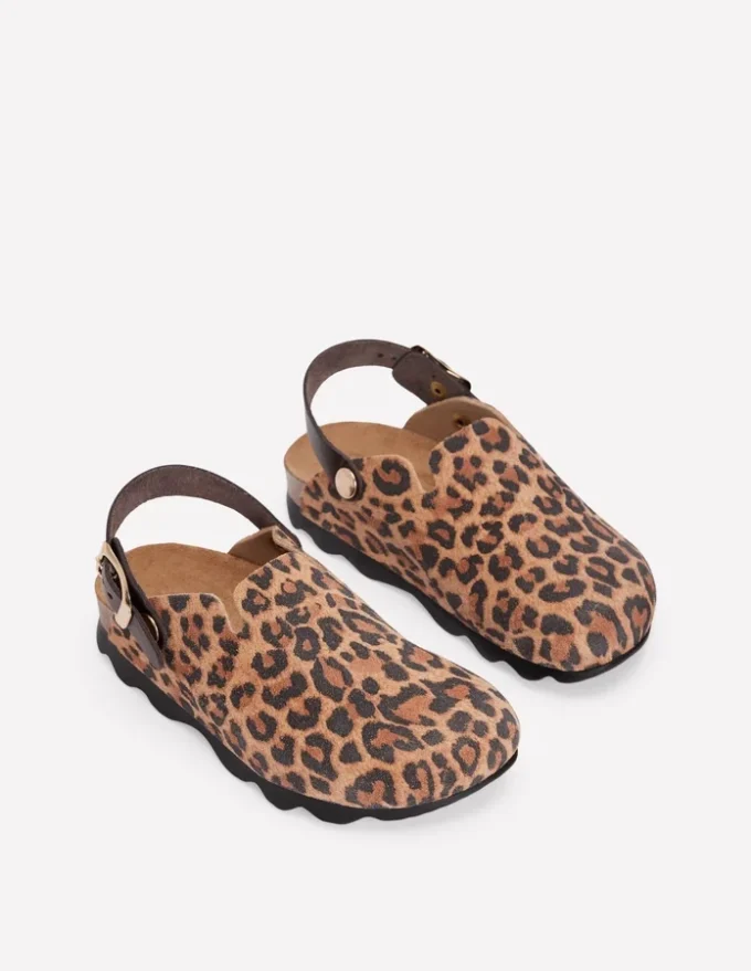 Colourblock Clogs Leopard Colourblock Clogs Leopard