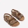 Colourblock Sandals Leopard Colourblock Sandals Leopard