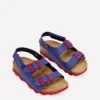 Colourblock Sandals Medieval Blue
