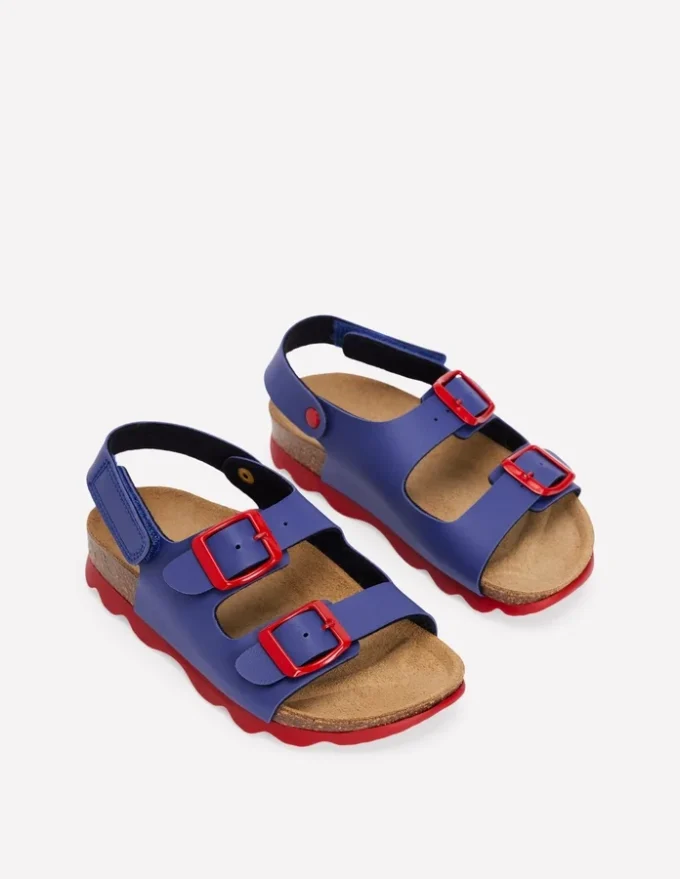 Colourblock Sandals Medieval Blue