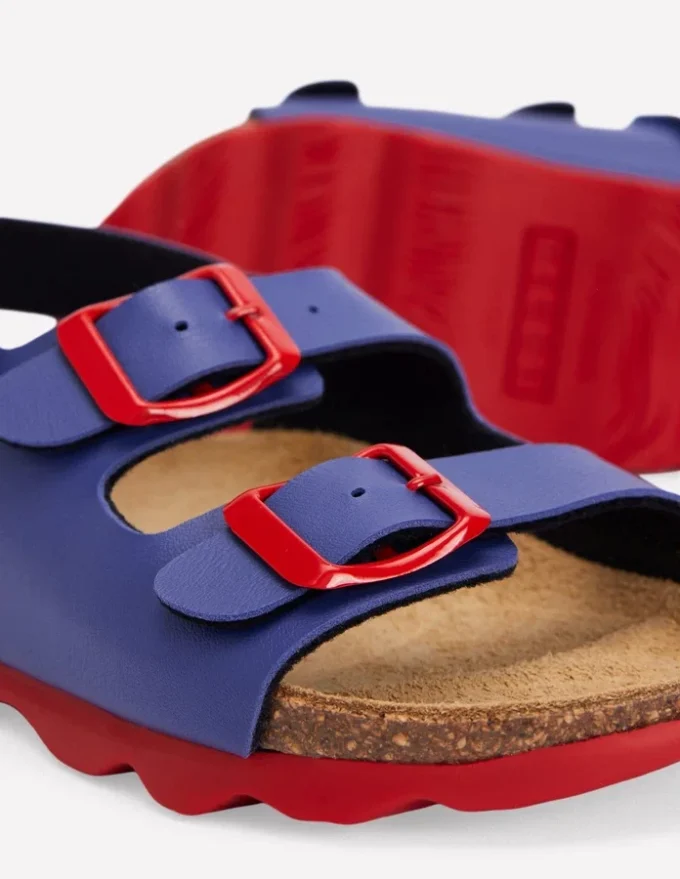 Colourblock Sandals Medieval Blue