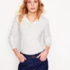 Cotton Crew Long Sleeve Top White Cotton Crew Long Sleeve Top White
