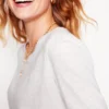 Cotton Crew Long Sleeve Top White Cotton Crew Long Sleeve Top White