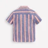 Cotton Linen Shirt Triple Stripe