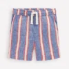 Cotton Linen Shorts Triple Stripe Cotton Linen Shorts Triple Stripe