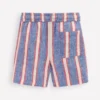 Cotton Linen Shorts Triple Stripe Cotton Linen Shorts Triple Stripe