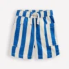 Cotton Pocket Shorts Blue Stripe