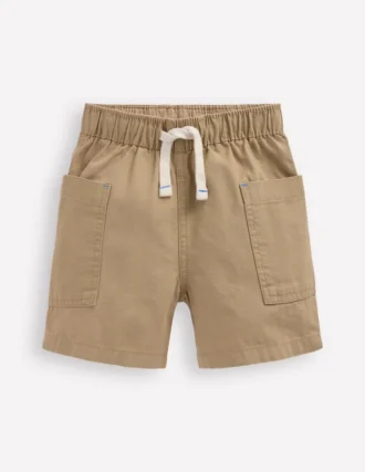 Cotton Pocket Shorts Macadamia