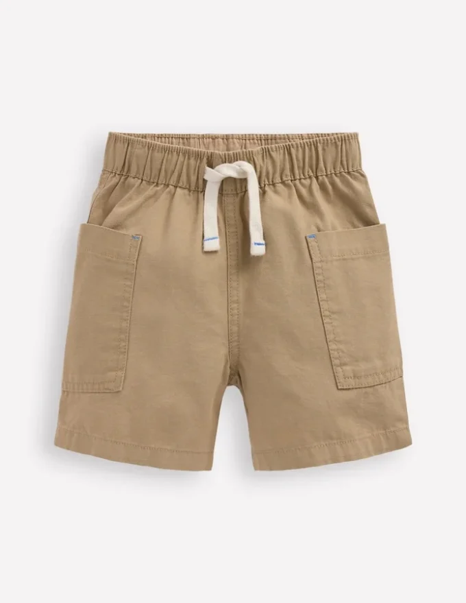Cotton Pocket Shorts Macadamia