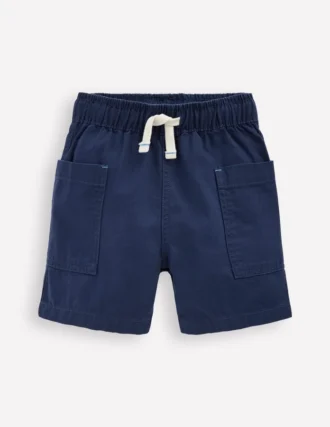 Cotton Pocket Shorts Medieval Blue