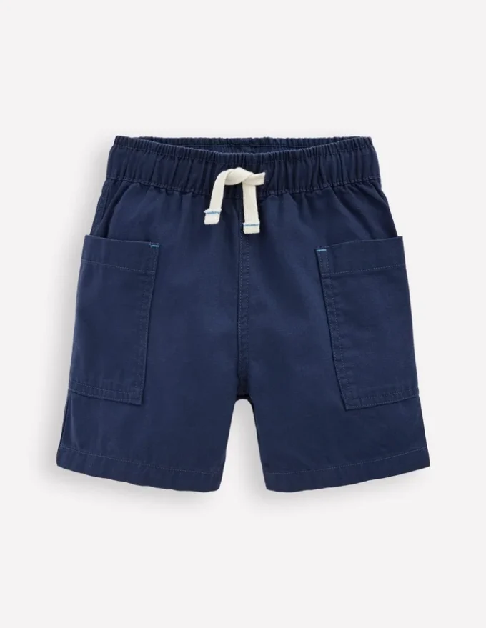 Cotton Pocket Shorts Medieval Blue