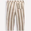 Cotton Pull-on Pants Neutral Stripe Cotton Pull-on Pants Neutral Stripe
