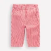 Cotton Pull-on Pants Red Stripe