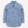 Cotton Shirt Blue Gingham