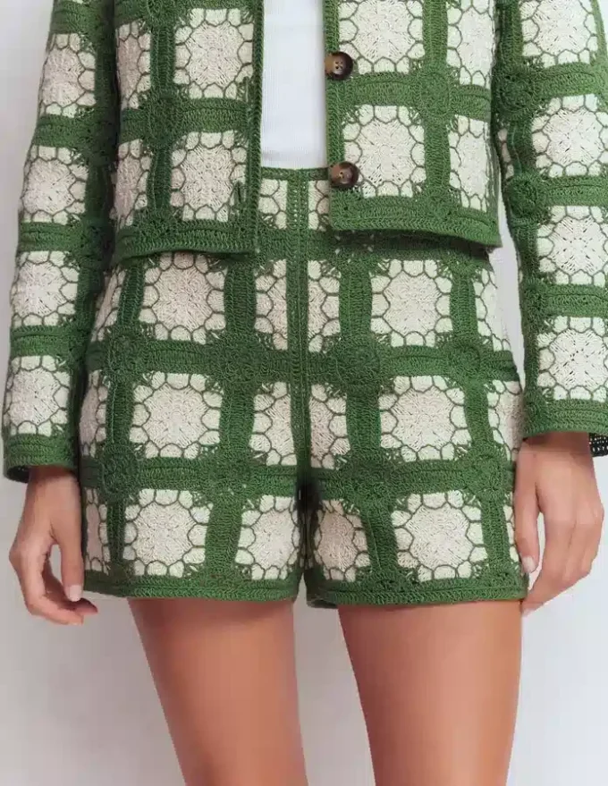 Crochet Shorts Multi Crochet Shorts Multi