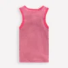 Crochet Trim Ribbed Vest Pink Haze Crochet Trim Ribbed Vest Pink Haze