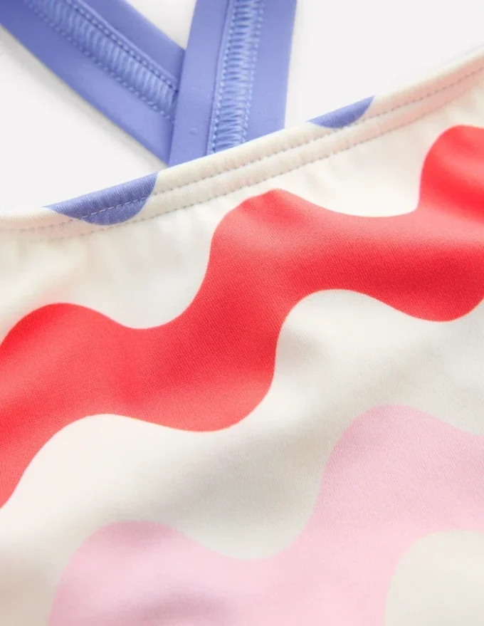 Cross-back Bikini Top Multi Wave Cross-back Bikini Top Multi Wave