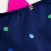 Cross-back Bikini Top Rainbow Foil Confetti Spot