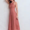 Cross Back Broderie Midi Dress Vintage Rose Broderie Cross Back Broderie Midi Dress Vintage Rose Broderie