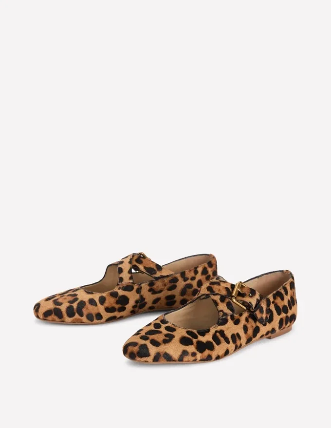Cross Strap Mary Jane Classic Leopard Cross Strap Mary Jane Classic Leopard