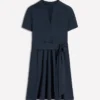 Daisy Flippy Jersey Dress Navy Daisy Flippy Jersey Dress Navy
