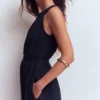Daphne Double Cloth Dress NAVY Daphne Double Cloth Dress NAVY